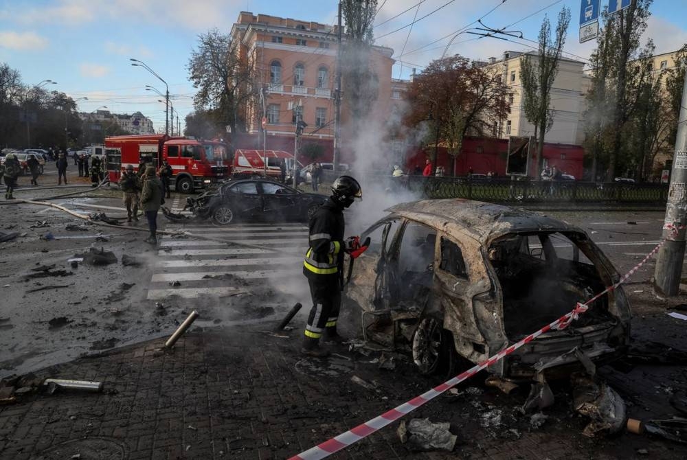 Serangan Rusia menyasarkan wilayah Dnipro, Kharkiv, Zaporizhzhia, Donetsk dan Kherson. - Foto Reuters