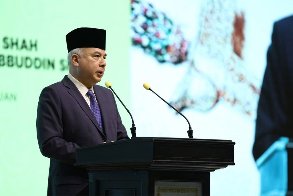 Sultan Nazrin bertitah pada Persidangan Dunia Pemikiran dan Tamadun Islam Ke-6 (WCIT 2022) di Pusat Konvensyen Meru Raya, Ipoh.