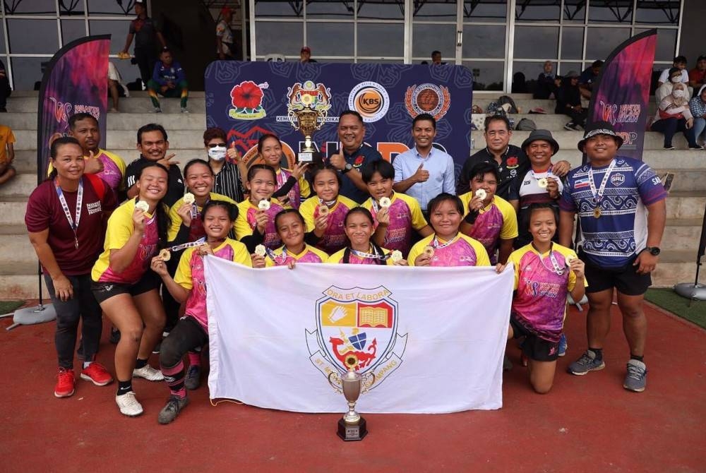 Sabah muncul juara sulung X-Rugby Wanita Bawah B17 kebangsaan di Stadium Mini Shah Alam pada Khamis.