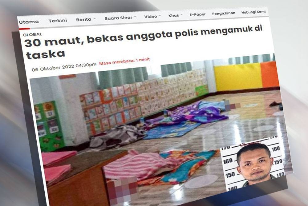 Laporan Sinar Harian pada 6 Oktober lalu.