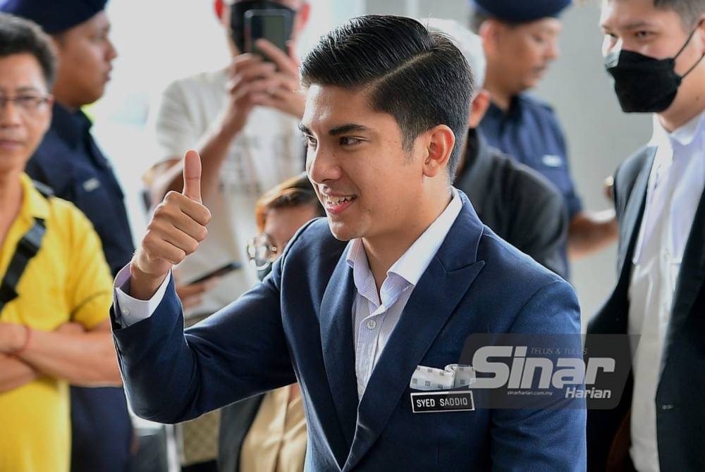 Syed Saddiq diperintahkan untuk membela diri atas empat pertuduhan pada Jummat. Foto SINAR HARIAN/ASRIL ASWANDI SHUKOR.