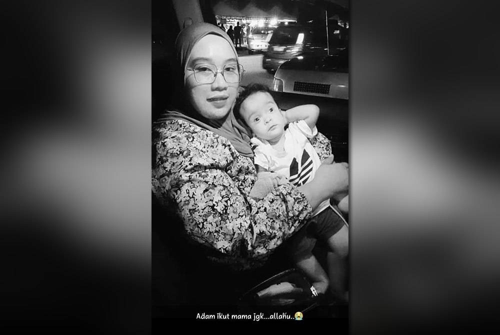 Fatin Hazlin Dahlia bersama Sayyid Uwais Al-Qarni. - Foto Ihsan pembaca