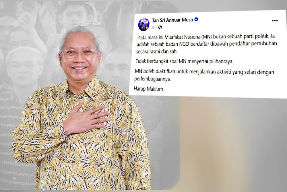 Annuar. Status Facebook Annuar pada Rabu