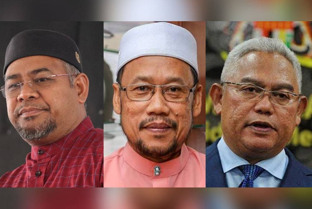 Gambar dari kiri: Khairuddin, Che Abdullah, Noh