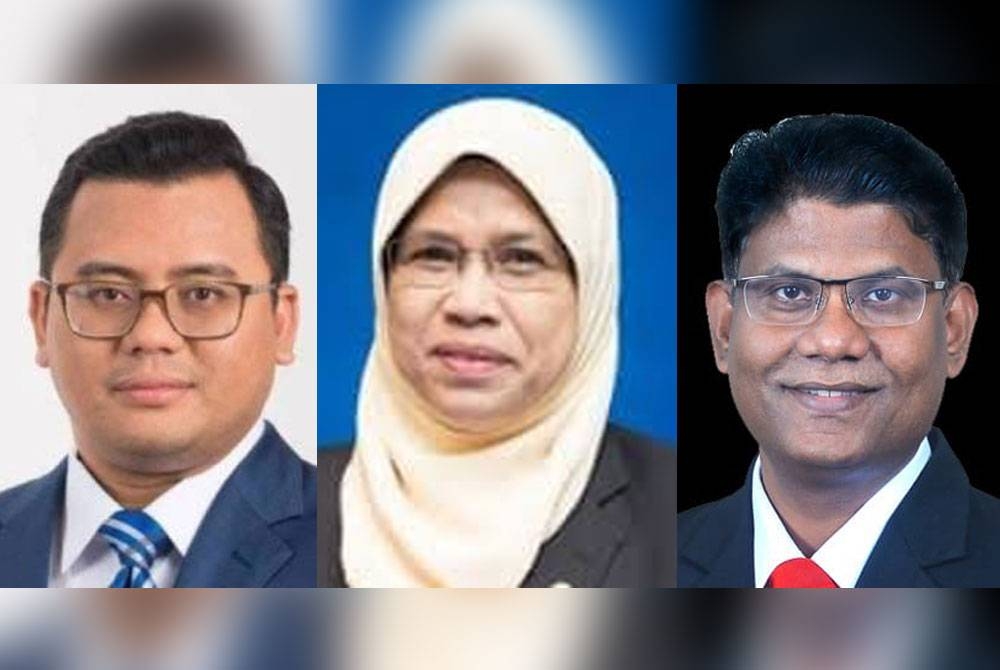 Gambar dari kiri: Amirudin, Rodziah, Ganabatirau