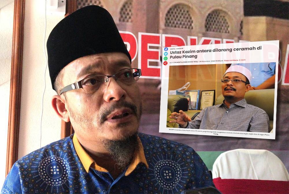 Mohd Kazim dan laporan Sinar Harian pada Jumaat.