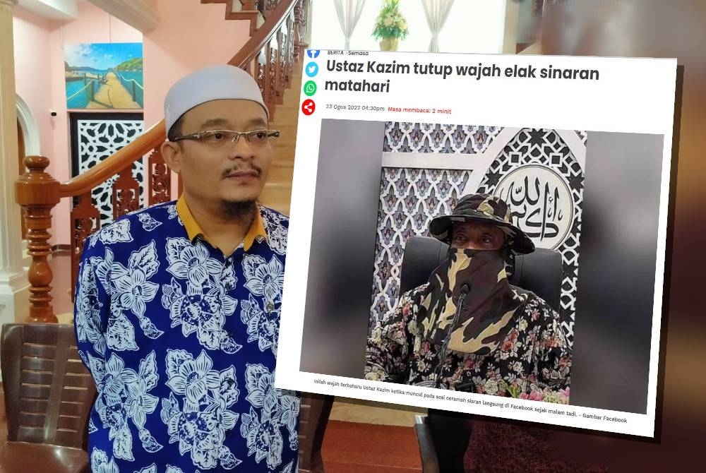 Mohd Kazim. Laporan Sinar Harian Ogos lalu.