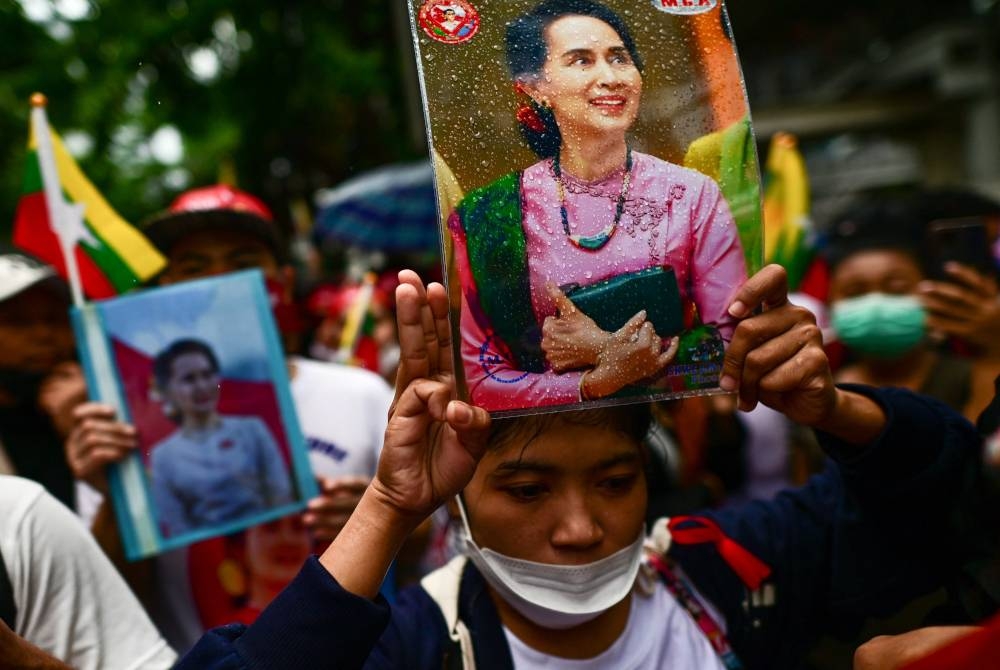 AS dan EU berulang kali mengenakan tindakan punitif terhadap Myanmar sejak 1 Februari 2021. - Foto AFP