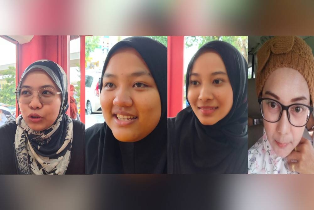 Adiana Akilah (kiri), Syahirah, Aifa Syahirah dan Eija Rosniza.