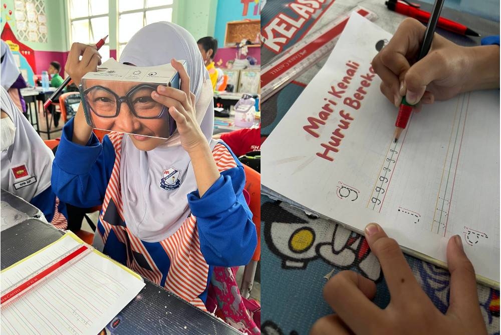 VR Binujar memberikan pengalaman berbeza dan interaktif kepada murid. Lembaran Binujar yang diimplementasi kepada murid lemah menulis.