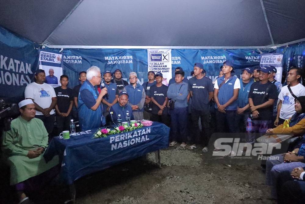 Hamzah ketika ditemui dalam lawatan ke pusat daerah mengundi (PDM) Kampung Sungai Rambutan di sini pada Isnin.