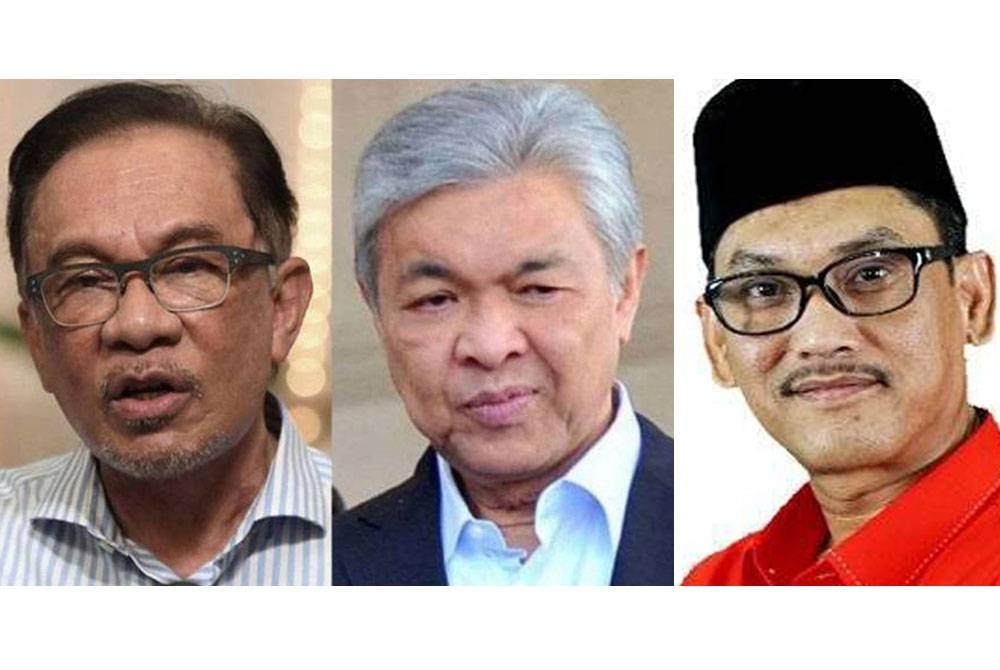 Anwar, Ahmad Zahid dan Ahmad Faizal antara ama besar parti politik utama yang bertanding di Perak.