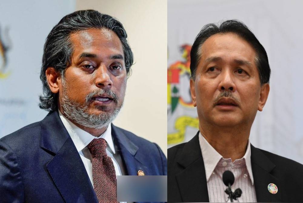 Khairy (kiri) dan Dr Noor Hisham