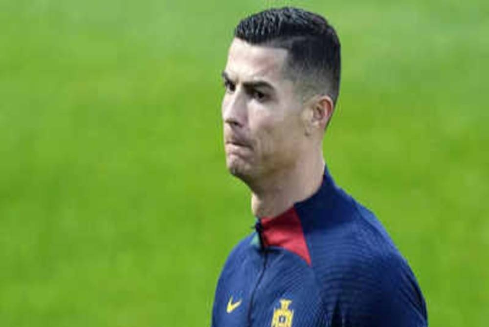 Ronaldo mengalami gastritis dan tidak turun berlatih. - Foto Agensi