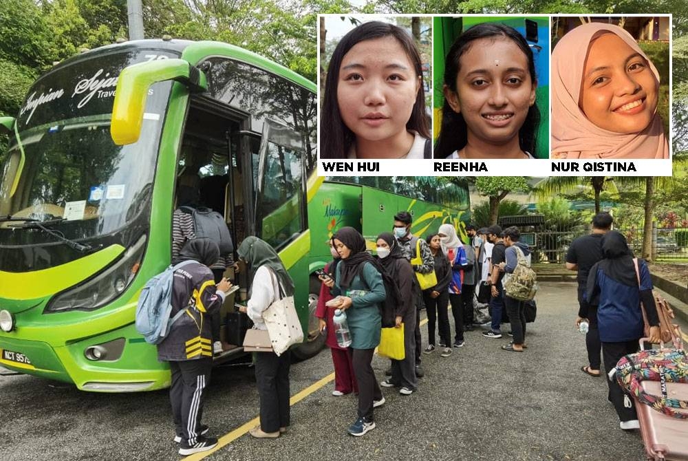 Pelajar UUM teruja pulang ke kampung halaman untuk mengundi buat kali pertama.