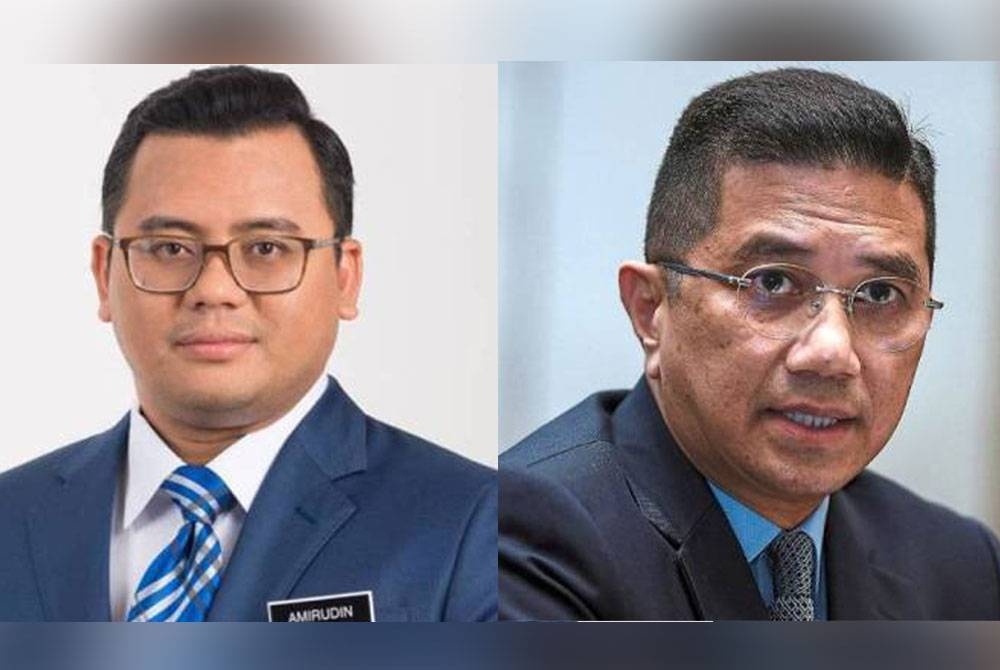 Gambar dari kiri: Amirudin Shari, Azmin Ali