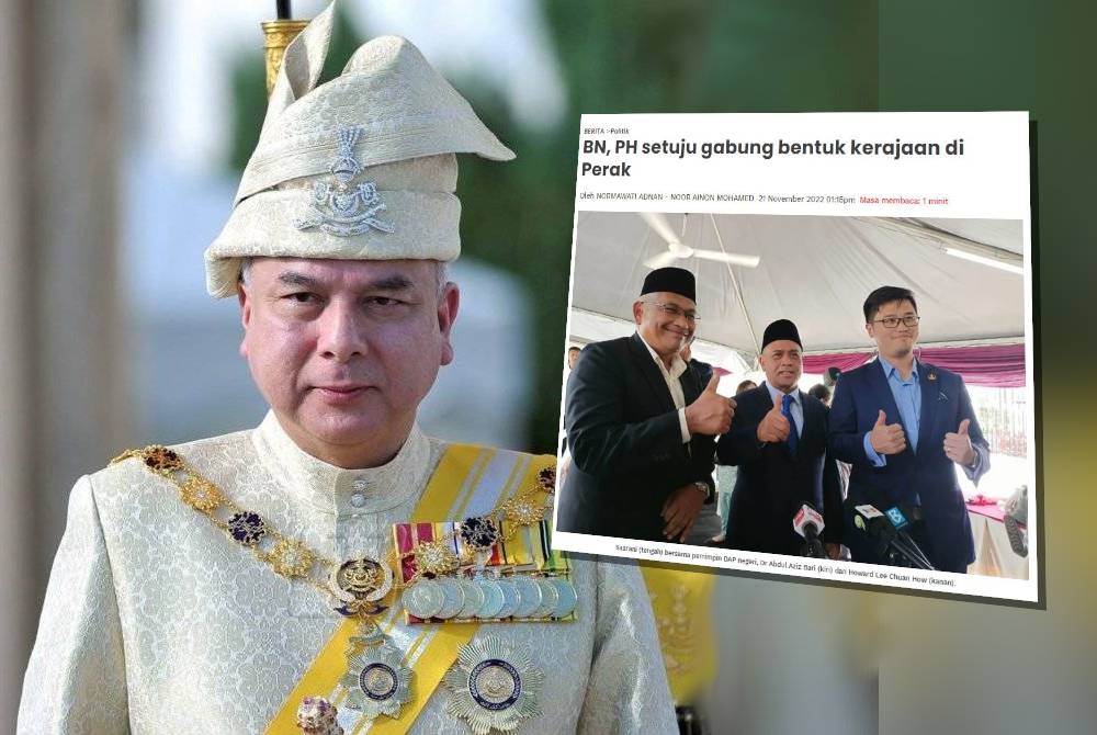 Sinar Harian pada Isnin melaporkan Barisan Nasional (BN) Perak bersetuju untuk menjalinkan kerjasama dengan Pakatan Harapan (PH) bagi membentuk kerajaan negeri baharu Perak.