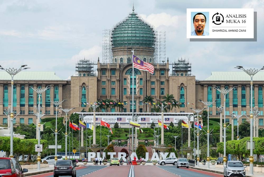 Bangunan Perdana Putra di Putrajaya yang turut menempatkan Pejabat Perdana Menteri. - Foto Bernama