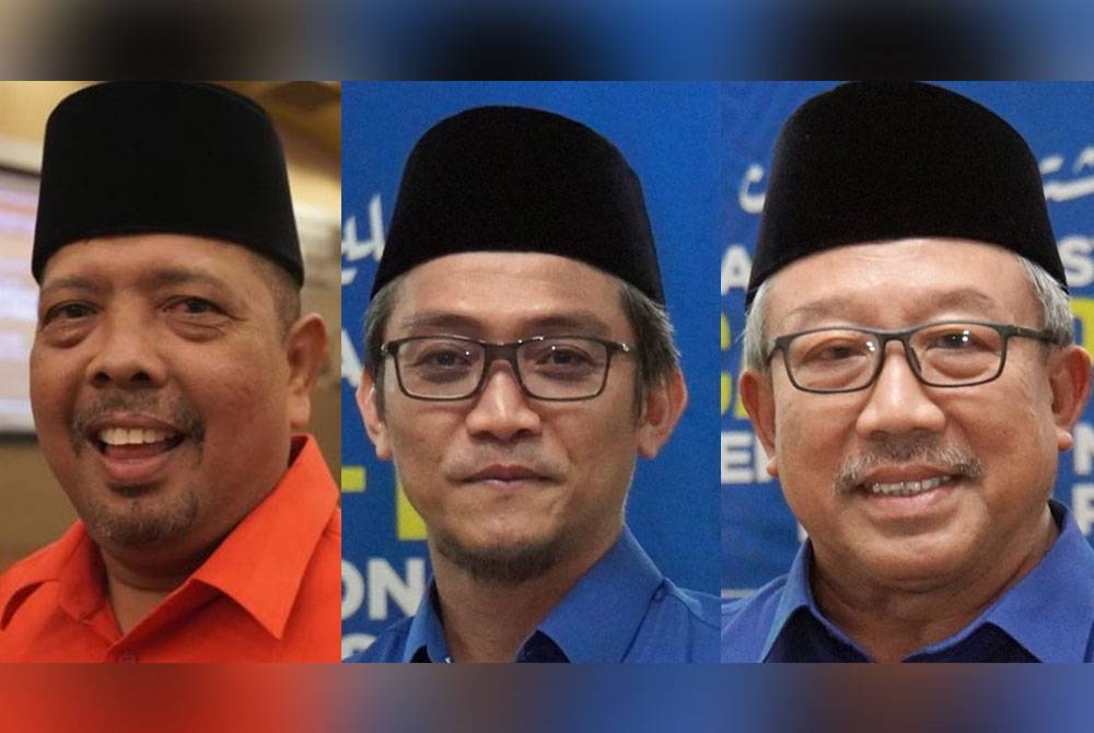 Gambar dari kiri: Abu Bakar, Izizam, Megat Hashirat