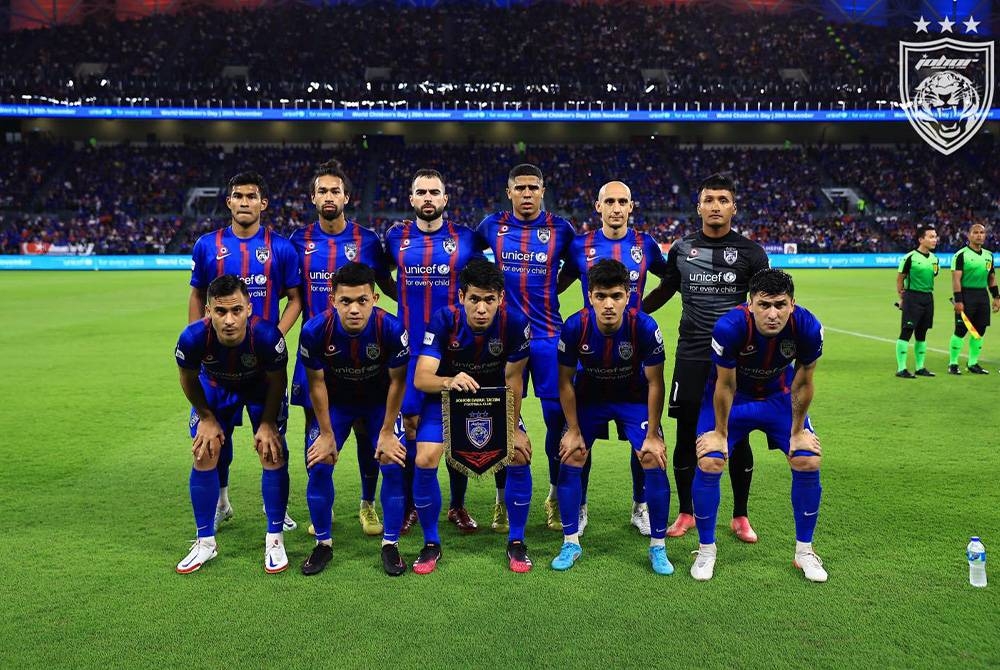 JDT akan berdepan Selangor FC dalam perlawanan akhir Piala Malaysia di Stadium Nasional Bukit Jalil, Sabtu ini. -Foto: JOHOR Southern Tigers