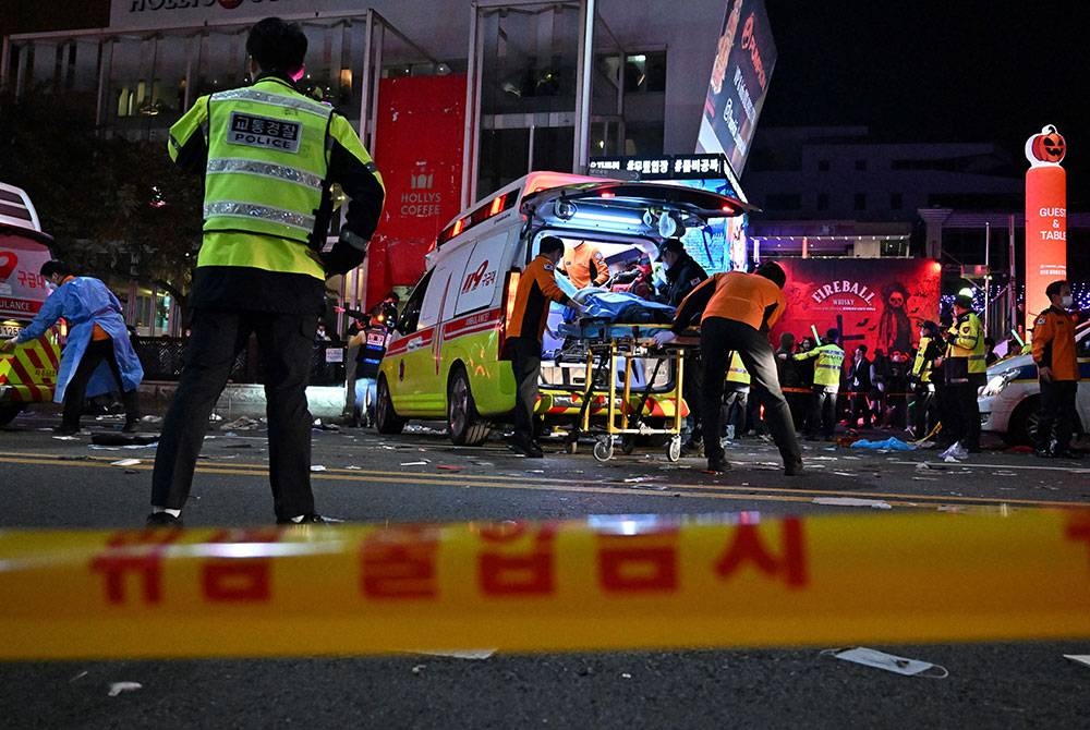 Insiden rempuhan maut pada malam pesta Halloween di Itaewon pada 29 Oktober lalu.