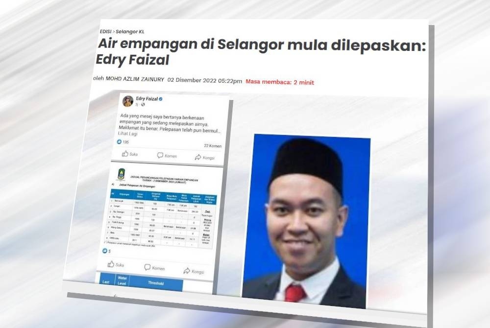 Laporan Sinar Harian pada Jumaat.