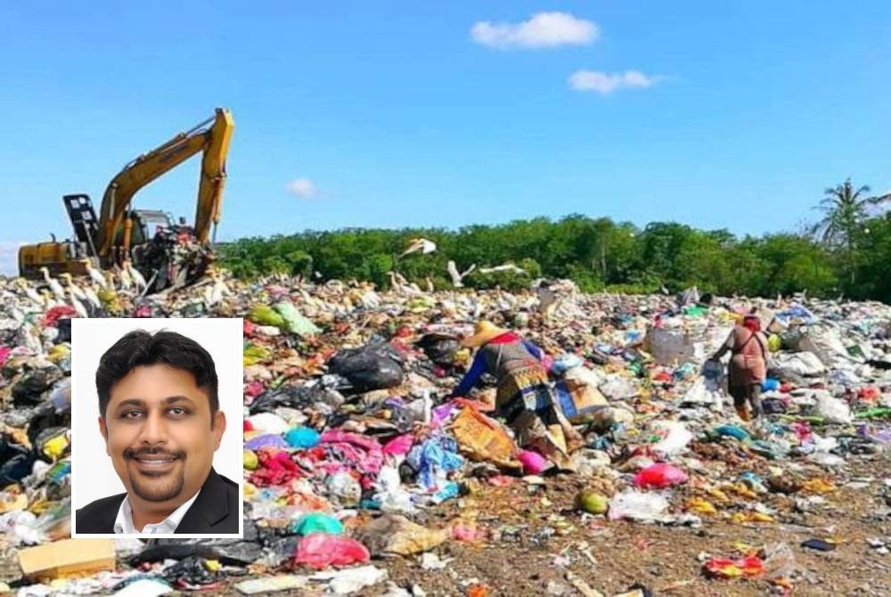 Gambar kecil: Harnarain. Penduduk PUJ 2 Taman Puncak Jalil menggesa kerajaan Selangor menangani segera isu tapak pelupusan sampah haram di Seri Kembangan. (Gambar hiasan)