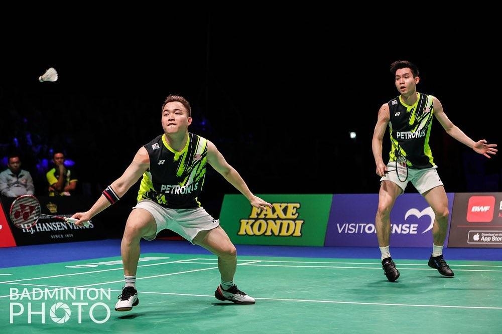 Aaron-Wooi Yik menggalas cabaran Malaysia pada saingan Jelajah Dunia Akhir BWF. - Foto FB Badminton Association of Malaysia - BAM