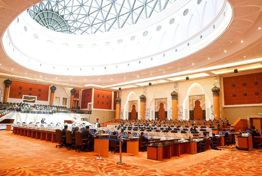 Sidang Dewan Undangan Negeri ( DUN) Johor di Bangunan Sultan Ismail, Kota Iskandar.