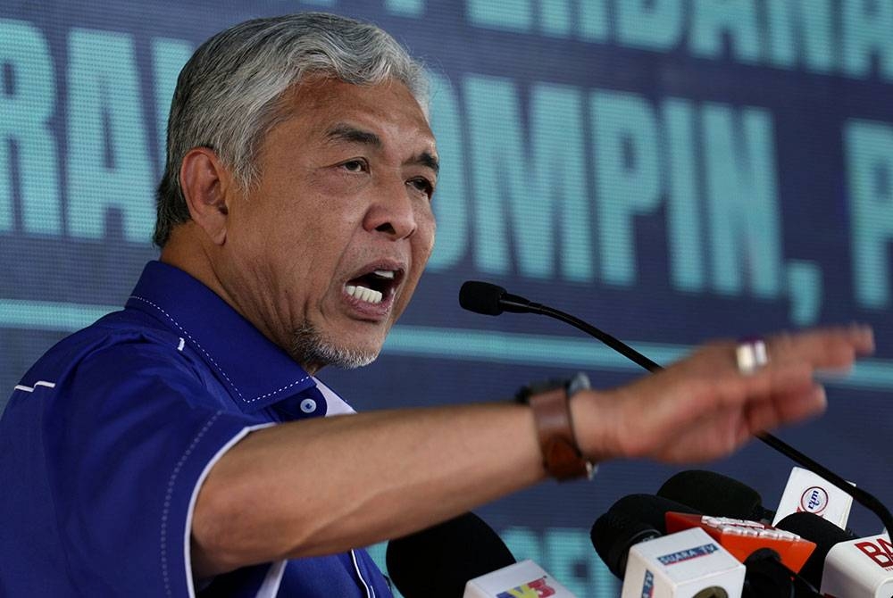 Timbalan Perdana Menteri Datuk Seri Dr Ahmad Zahid Hamidi. - Foto Bernama