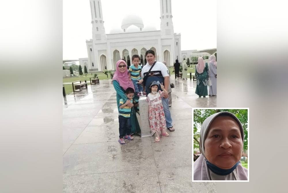 Nur Aisyah Umairah dan Mohamad Hakimi Amsyar jadi yatim piatu selepas ibu bapa dan adik lelaki mereka terkorban dalam nahas dua kereta di Jalan Kampung Koh-Pantai Remis berhampiran Jambatan Raja Permaisuri Bainun dekat Sitiawan pada malam Sabtu. - Foto pembaca (Gambar kecil: Ropitah)