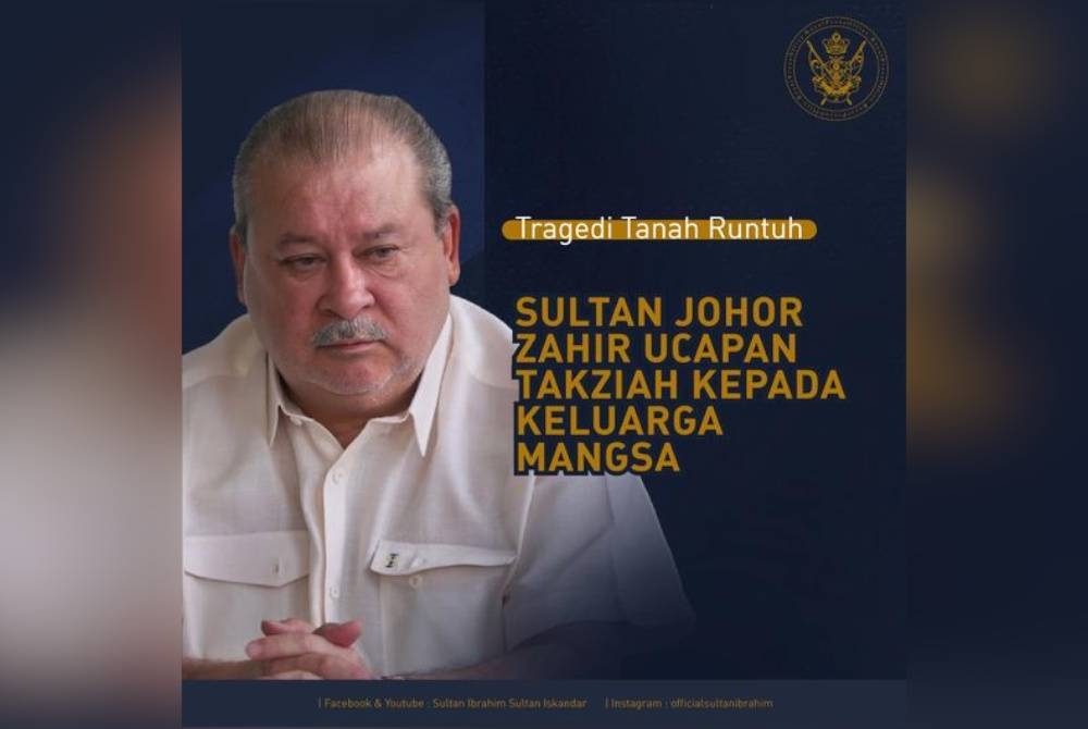 Foto sumber Facebook Sultan Ibrahim Sultan Iskandar