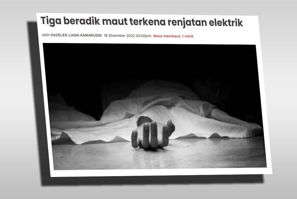 Ketiga-tiga gadis tersebut ditemui dalam keadaan terapung dan meninggal dunia.