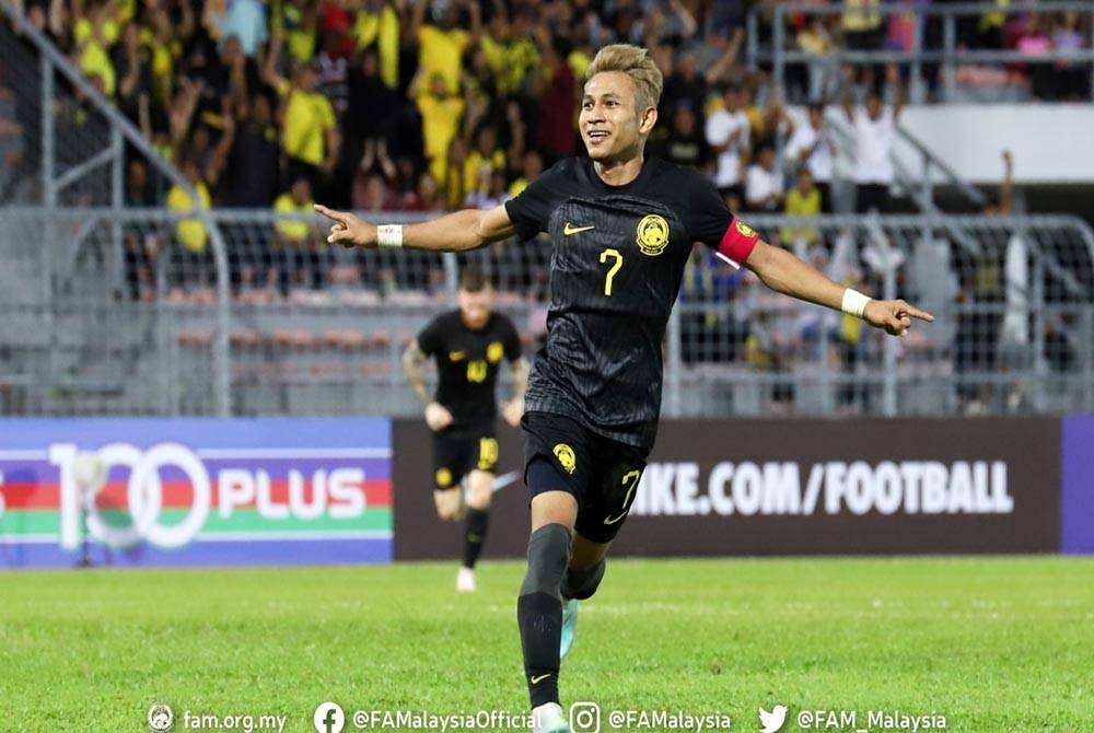 Faisal dijangka mengetuai jentera serangan Harimau Malaya dalam pertemuan menentang Myanmar di Yangon pada Rabu ini.
FOTO: FB FAM