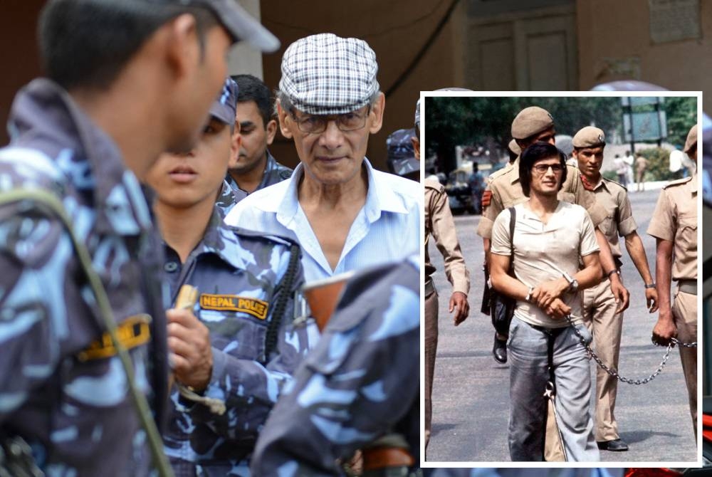 Pembunuh bersiri Charles Sobraj dibebaskan dari penjara Nepal. Gambar kecil: Sobhraj ketika ditahan pihak berkuasa India pada 1976. - AFP