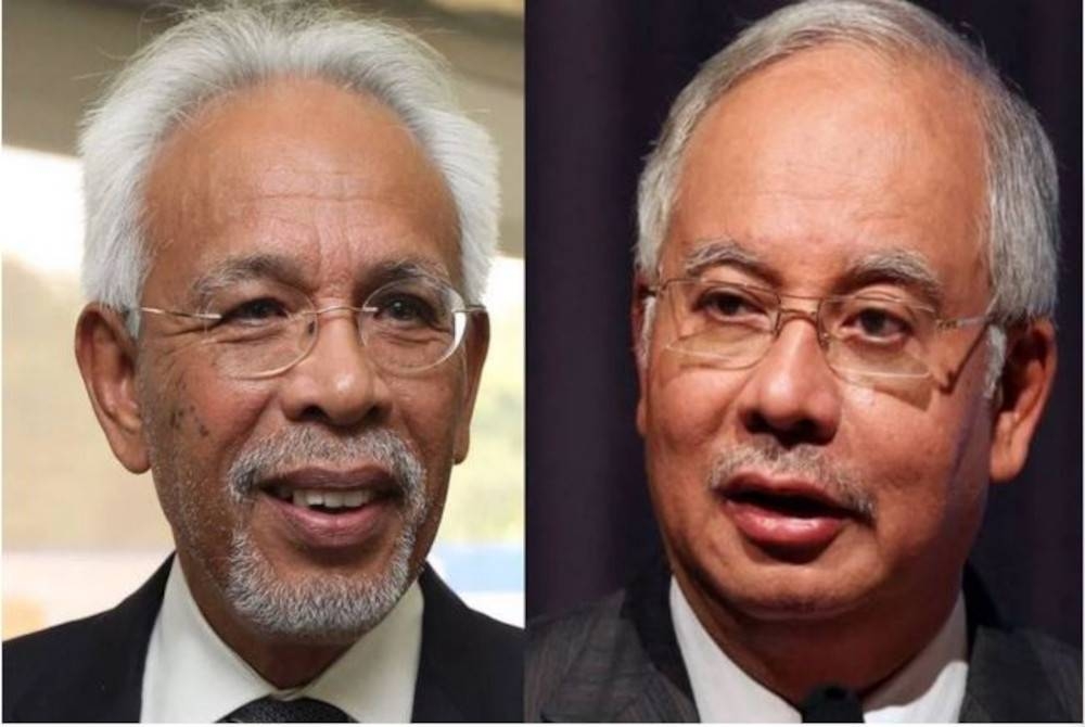 Shahrir (kiri) dan Najib