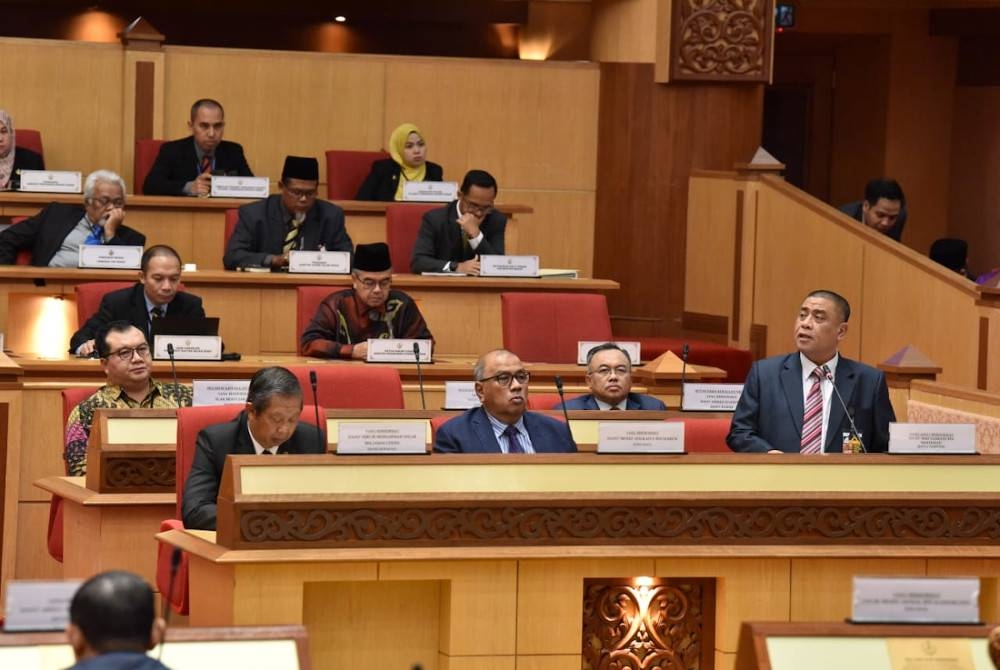 Saarani ketika sesi penggulungan Sidang Dewan Undangan Negeri Perak di Ipoh. - Foto Korporat SUK Perak