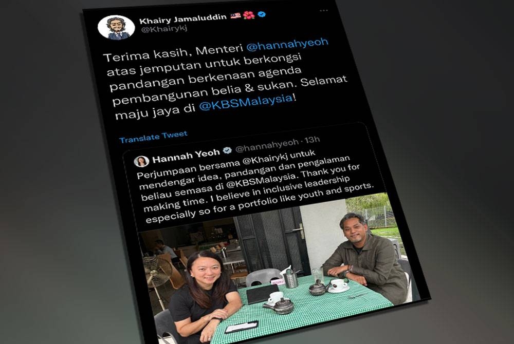 Ciapan di Twitter Khairy pada Jumaat