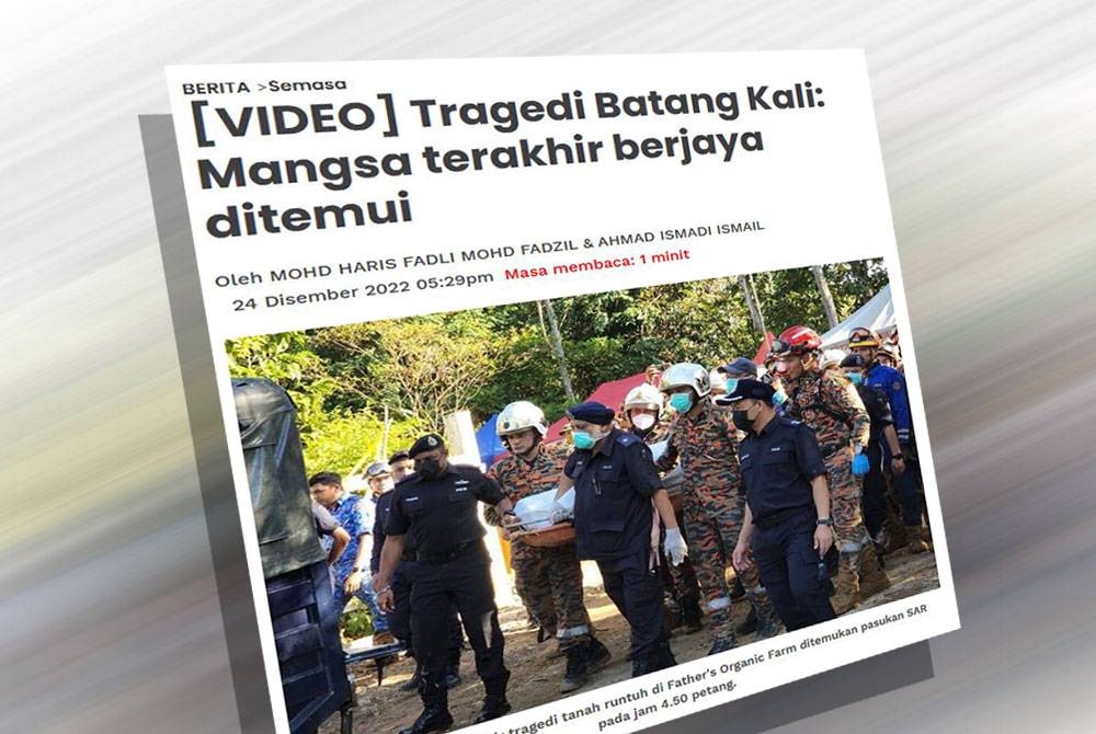 Laporan Sinar Harian.