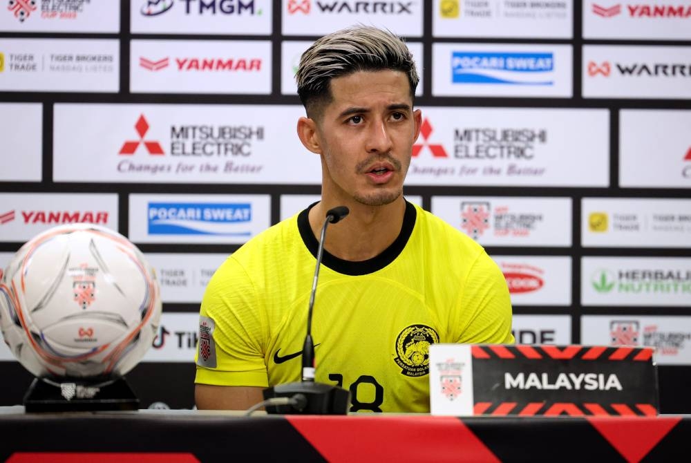 Brendan berharap rakan sepasukan fokus aksi menentang Singapura untuk meraih kemenangan bagi menjamin slot Malaysia ke separuh akhir Piala AFF. - Foto Bernama