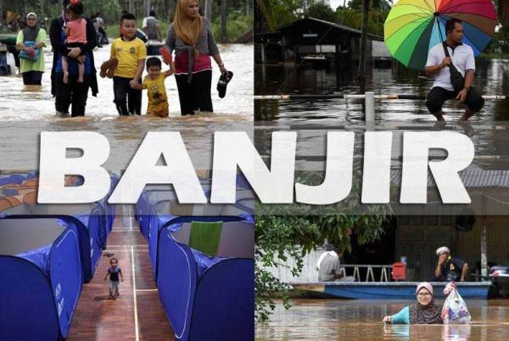 Jumlah mangsa banjir yang ditempatkan di PPS di seluruh negara menurun kepada 684 orang setakat jam 6 pagi Jumaat. - Gambar hiasan 