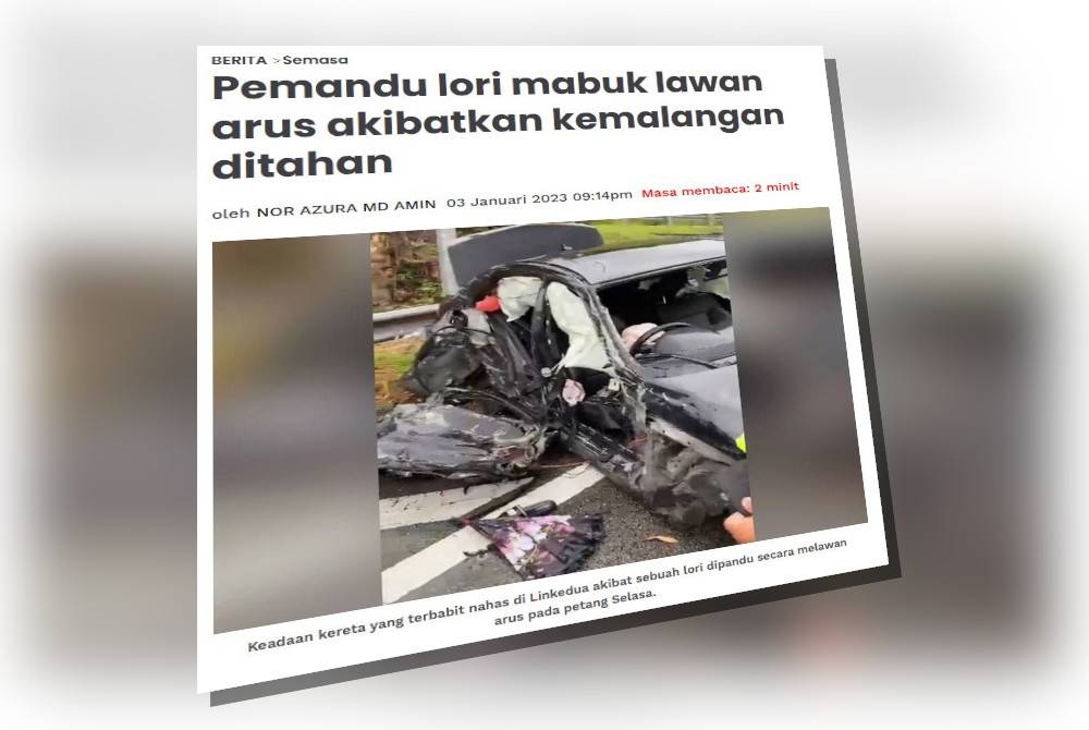 Laporan Sinar Harian.