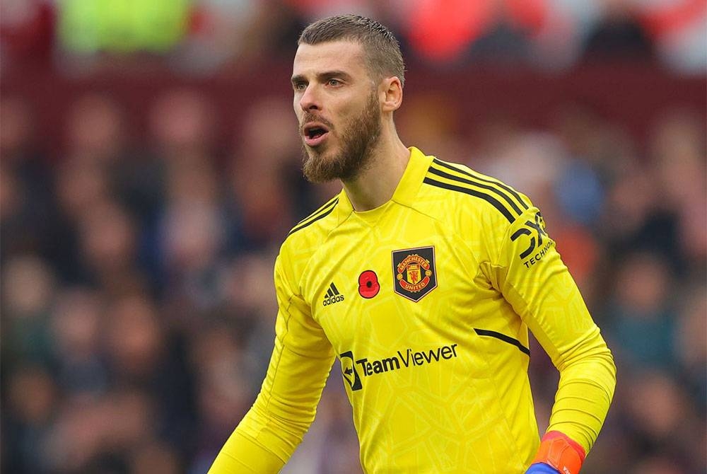 Kontrak De Gea bersama United dijangka berakhir hujung musim ini. Foto Agensi