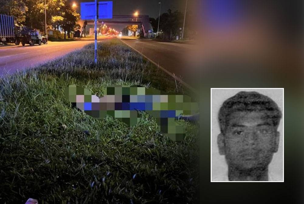 Polis cari waris atau majikan mangsa yang maut kemalangan di KM23 Jalan Klang - Banting, Kuala Langat pada Khamis, gambar kecil: Ramakrishnan Aravint