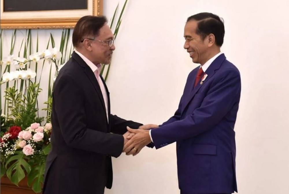 Anwar (kiri) dan Jokowi - Foto Instagram Jokowi 