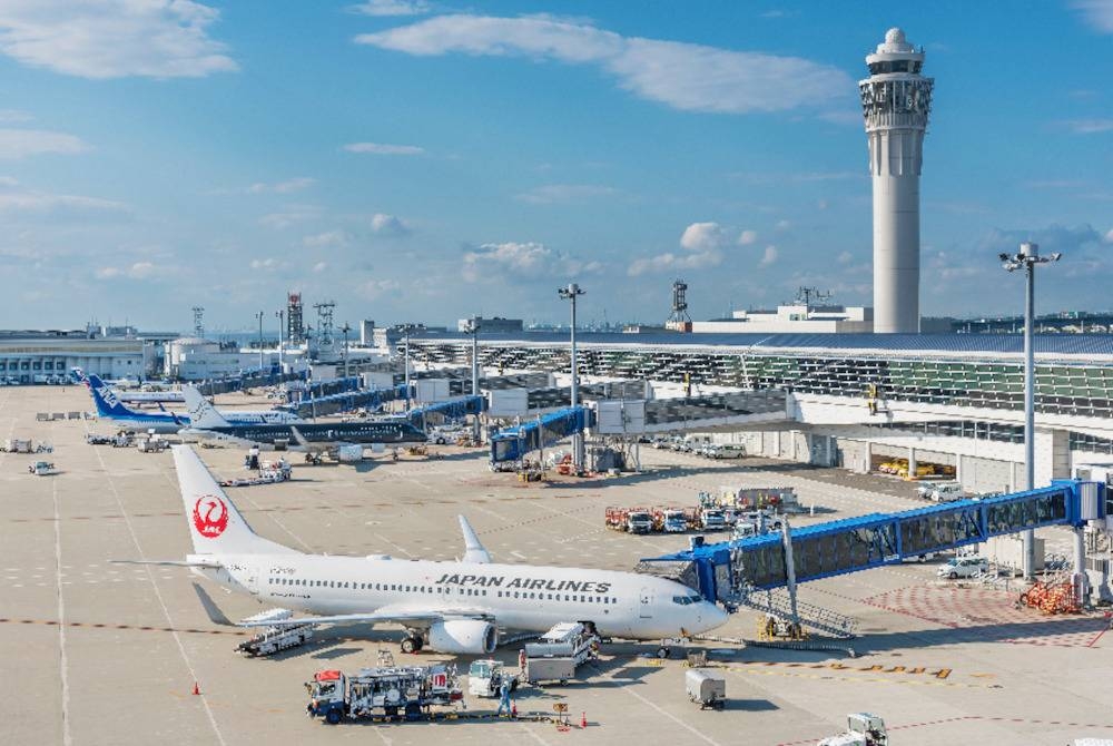 Lapangan Terbang Antarabangsa Chubu Centrair di wilayah Aichi, Jepun. - Foto 123RF