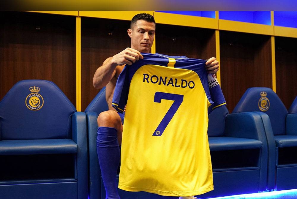 Ronaldo dijadualkan beraksi di laman sendiri menentang Ettifaq pada 22 Januari. - Foto EPA