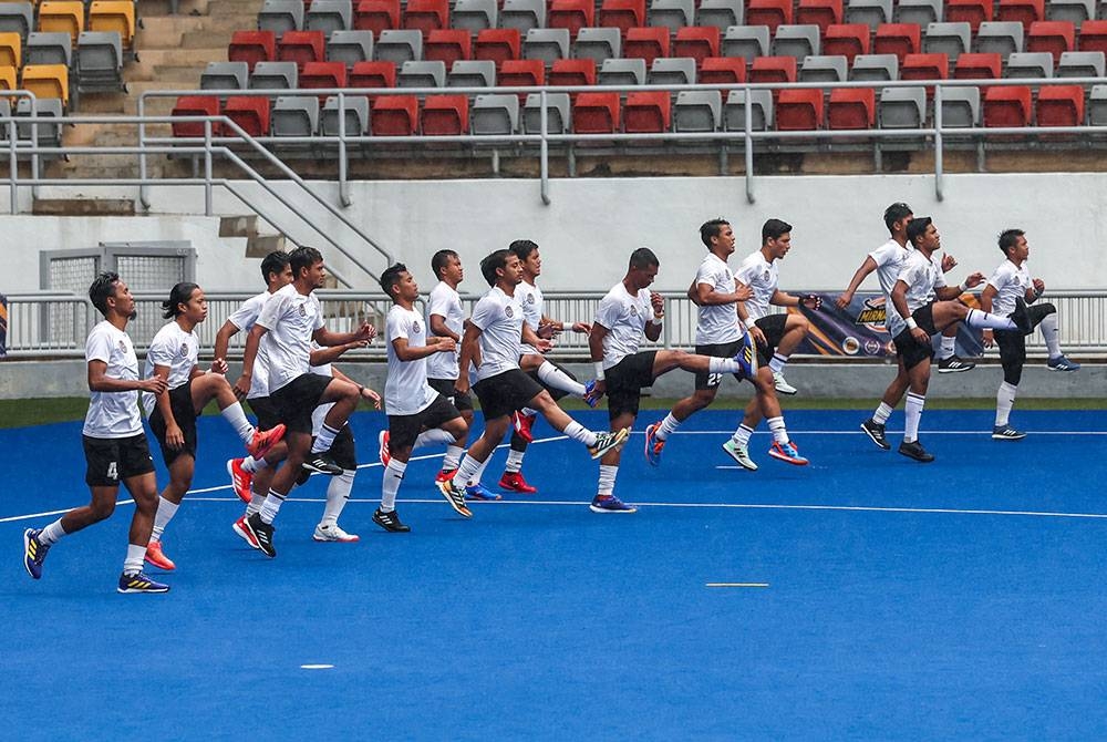 Skuad negara menjalani sesi latihan fasa terakhir di Stadium Hoki Bukit Jalil baru-baru ini sebagai persiapan menghadapi Piala Dunia 2023 di India.