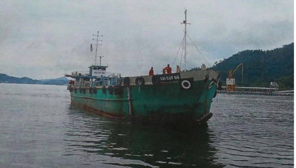 Sebuah kapal Kargo MV Dai Cat 06 hilang sejak 10 hari lalu.