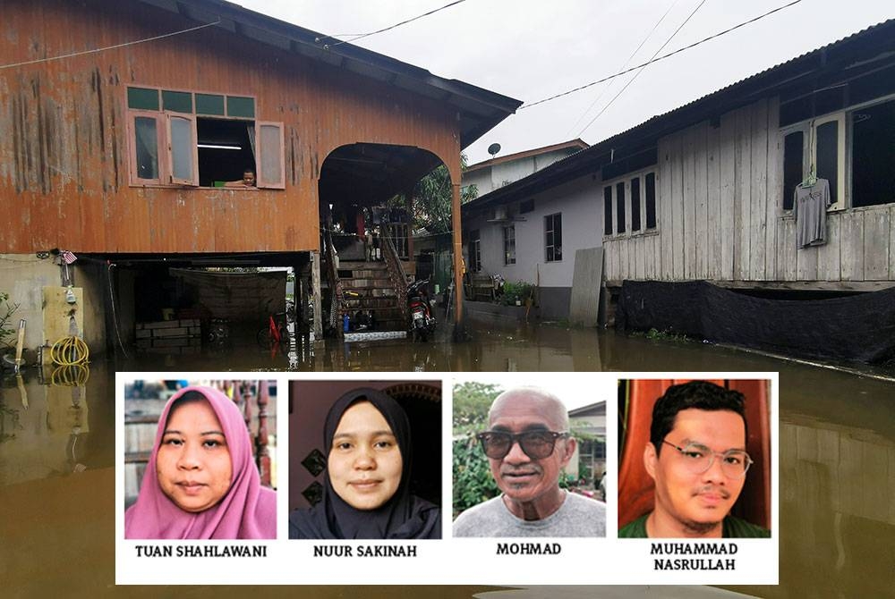 Keadaan banjir kilat yang berlaku di Kampung Padang Luar, Kuala Ibai di Kuala Terengganu pada 20 Disember tahun lalu.